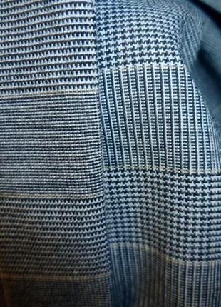 Фирменные мужские брюки black серые в клетку 100% коттон весна-лето7 фото