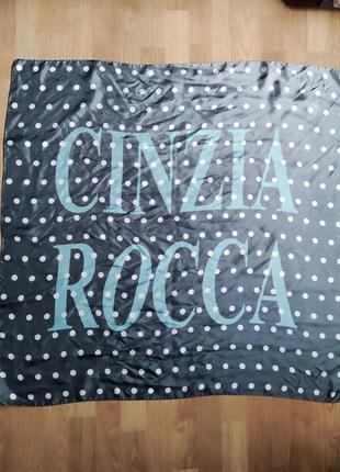 Cinzia rocca стильный шелковый большой  платок. италия