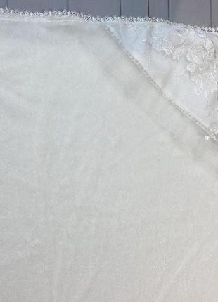 Крижма для хрестин з вишивкою росинка little angel 80/90 см4 фото