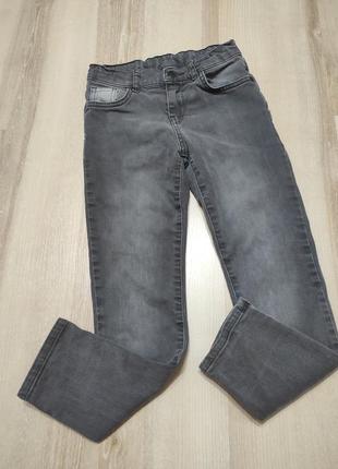 Прямые джинсы стрейч, высокие универсальные джинсы от lc waikiki на 7-8 лет