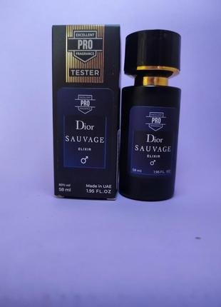 Парфуми sauvage elixir tester pro чоловічий 58 мл5 фото