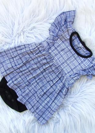 Боди платье сарафан  с коротким рукавом babyk