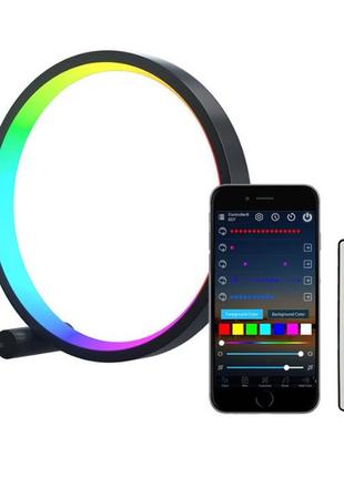 Світильник rgb atmosphere музичний 26 см usb bluetooth5 фото