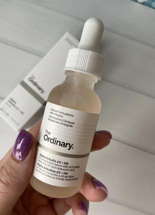 The ordinary - alpha arbutin 2% + ha - сыворотка с альфа арбутином и гиалуроновой кислотой2 фото