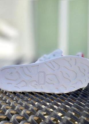 Кроссовки alexander mcqueen oversized sneakers white pink3 фото