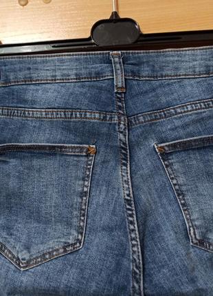 Стрейчевые джинсовые капри бриджи м10 фото