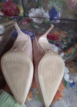 Шикарные лаковые туфли для попляшки на выпускной бал, указан 36р, стелька 22,5-23см.5 фото
