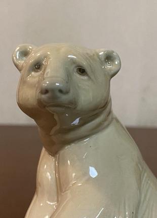 Лот 2 шт. порцелянові статуетки lladro «медведи».7 фото