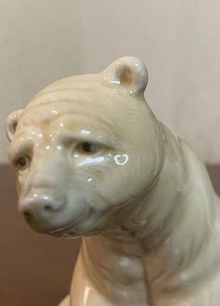 Лот 2 шт. порцелянові статуетки lladro «медведи».8 фото
