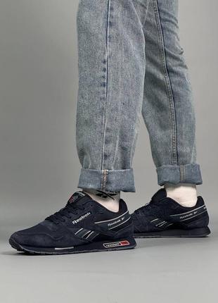 Чоловічі кросівки reebok classic new dark blue