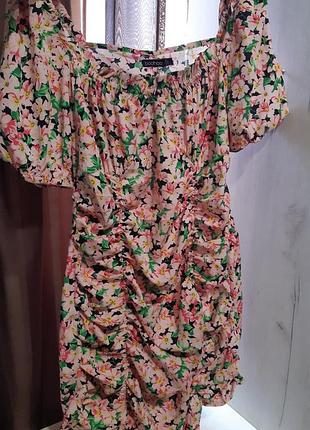 Платье цветы