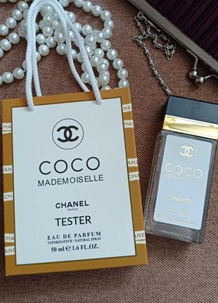 Жіночий парфюм coco mademoiselle 50 мл у подарунковій упаковці4 фото