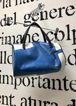 Спортивная стильная дизайнерская итальянская сумка шоппер бочонок1 фото