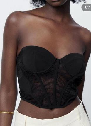 Топ,корсет zara