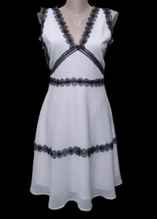 The kooples. платье белое с кружевом, ретро винтаж.1 фото