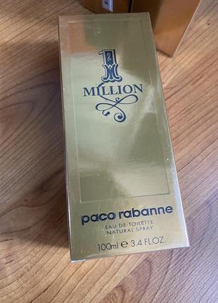 1 million paco rabanne 100ml пако рабан мужские духи миллион чоловічі стійкі парфуми туалетна вода міліон