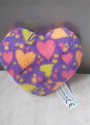 Мягкая игрушка плюшевое сердце aliki