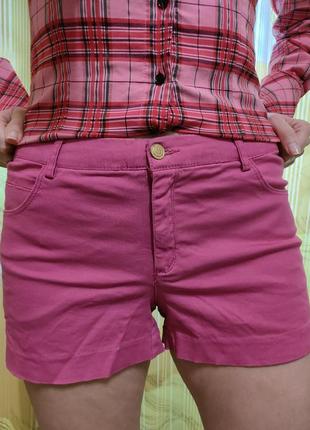 Шорты мини розовые фуксия