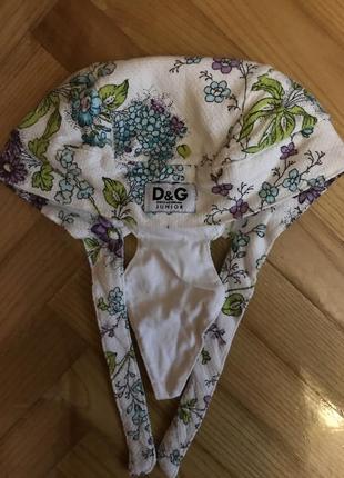 Бавовняна бандана панама від d&g junior!