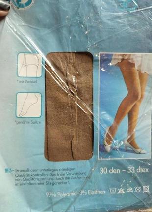 Тонкие колготки 30 ден  l-xxl