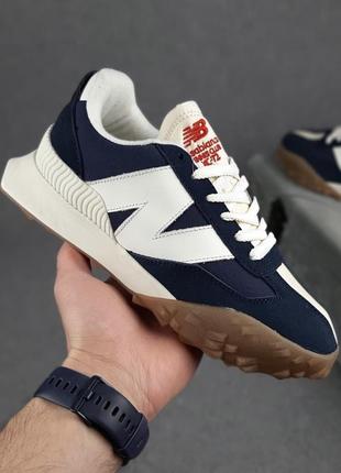 Нереальные мужские кроссовки new balance casablanca tennis club xc-72 blue white синие с белым