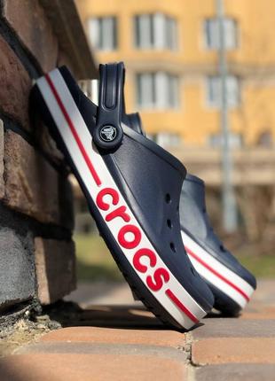 Чоловічі крокси сабо crocs bayband колір navy1 фото