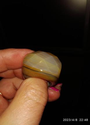 Кольцо из натурального камня.4 фото