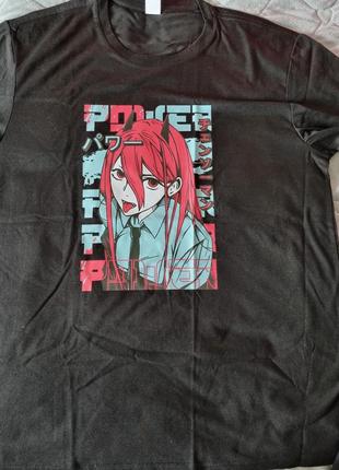 Футболка з аніме людина-бензопила