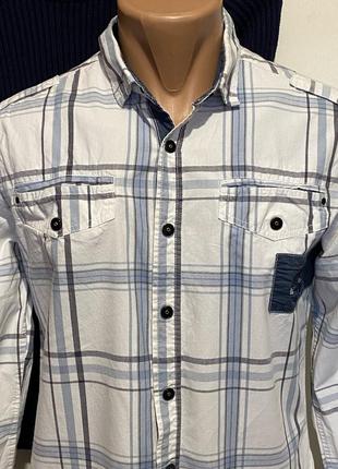 Мужская рубашка на кнопках (лот№84)