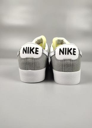 Nike blazer low suede gray8 фото