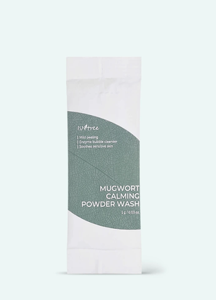 Энзимная пудра с полынью isntree mugwort calming powder wash