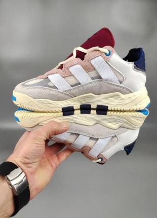 Женские кроссовки adidas niteball wine/gray6 фото