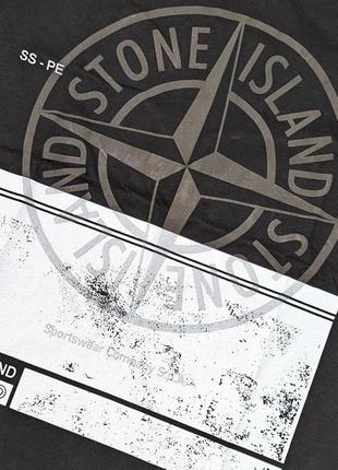 Мужская футболка stone island black3 фото