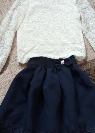 Нарядная блуза и юбка