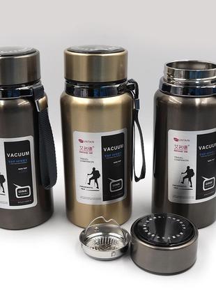 Термокухоль вакуумний 750 мл металевий "good" для кави та чаю термос туристичний термос 20 х 8 х 8 см