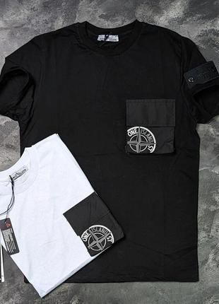 Чоловіча футболка stone island black