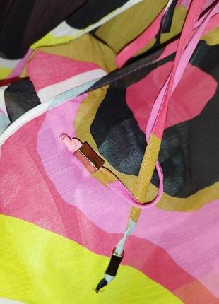 ♥️ накидка кимоно платье туника сарафан халат пляжный h&m разноцветный пляж длинная макси10 фото