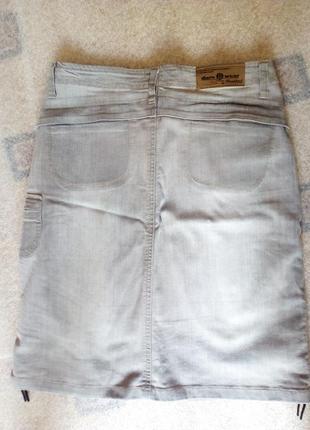 Летняя джинсовая юбка3 фото