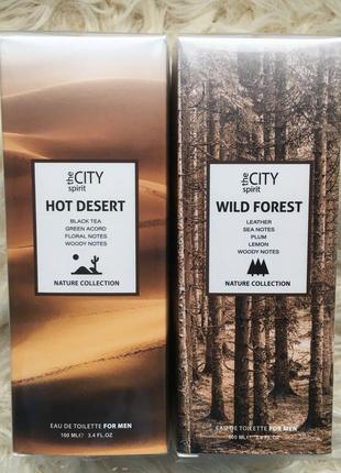 The city spirit hot desert nature collection деревна пряна фужерна чоловіча туалетна...