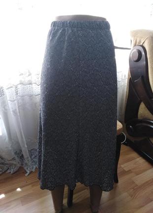Ажурная расклешенная юбка2 фото
