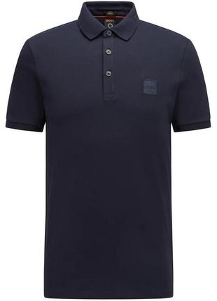 Поло мужское boss cotton regular-fit polo shirt with logo patch 13923db xl