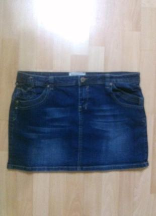 Фирменная джинсовая юбка authentic denim1 фото