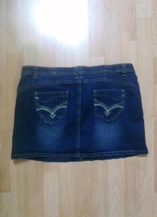 Фирменная джинсовая юбка authentic denim 2