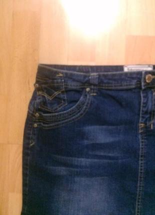 Фирменная джинсовая юбка authentic denim4 фото