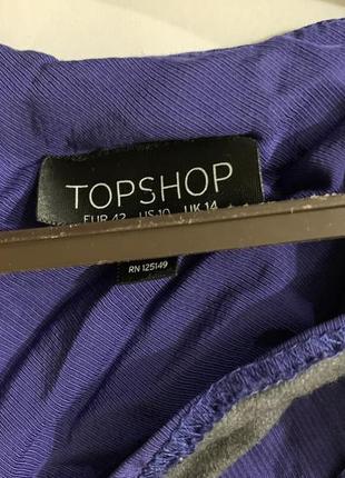 Синий сарафан на молнии topshop3 фото