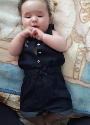 Літній комбінезон для дівчинки