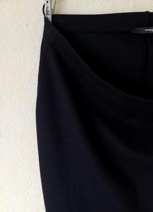 Новая черная базовая стречевая миди юбка-карандаш вискоза+полиамид+ эластан george 20 uk4 фото