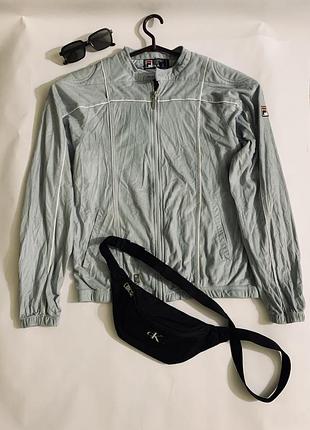 Голубая ветровка fila