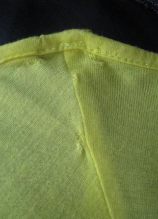 Майка топ блузка пляжная желтая с украшением на спине5 фото