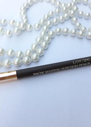 Олівець для брів lancome brow shaping powdery pencil1 фото